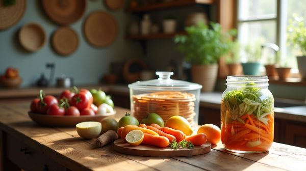 Conservation des aliments à la maison : séchage, lacto-fermentation et techniques naturelles